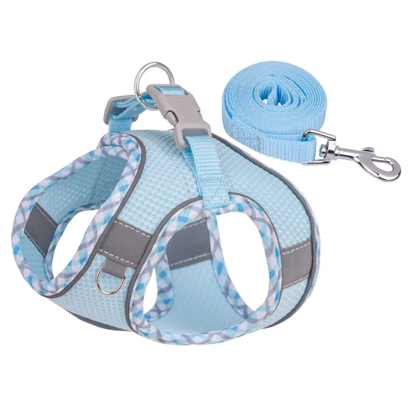 Adjustable Dog Harness and Leash Set